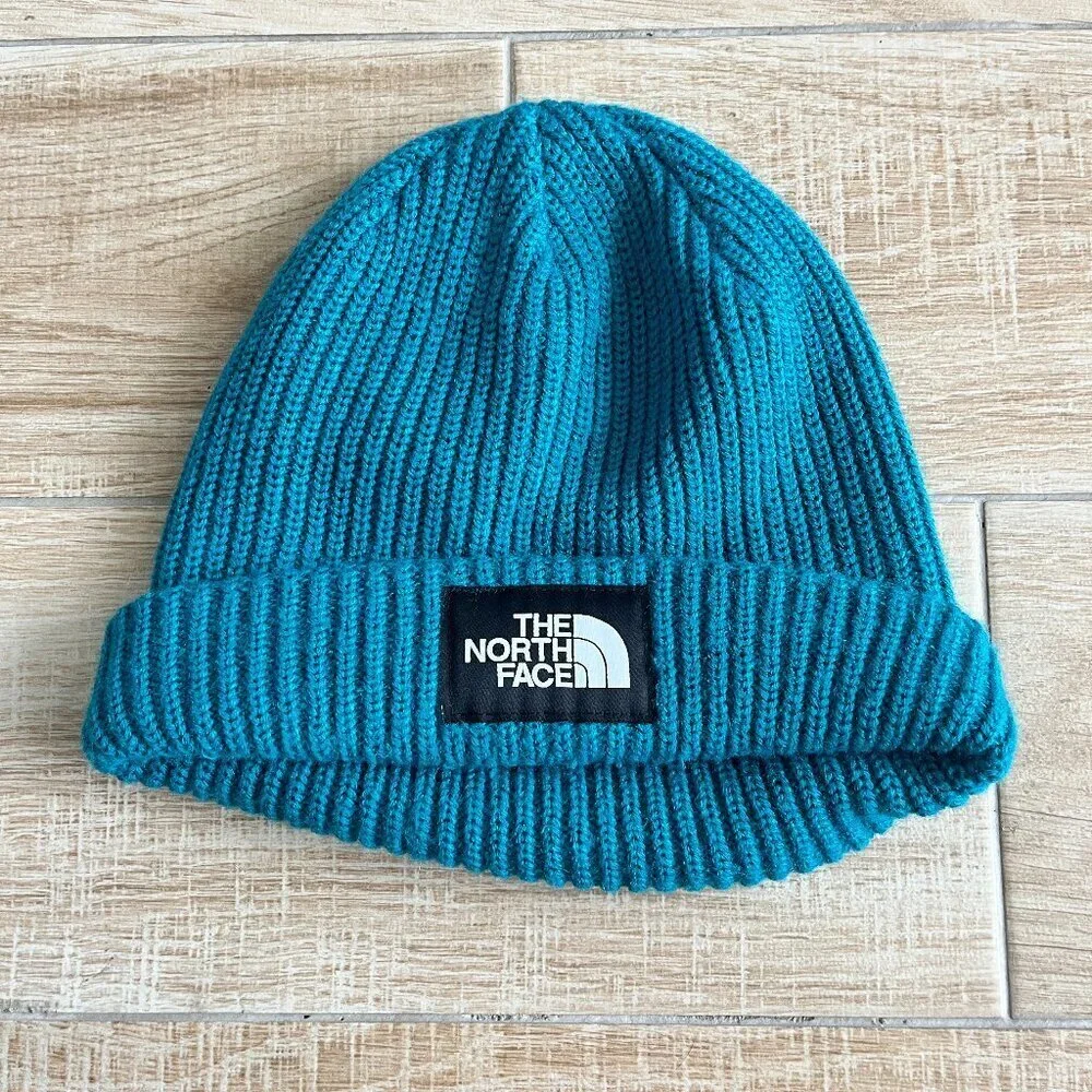 Unisex The North Face Blue Knit Beanie - OS